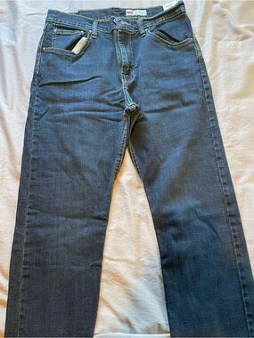 Wrangler Men's Blue Straight-Leg Jeans